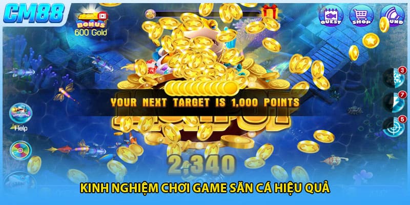 Kinh nghiệm chơi game săn cá hiệu quả